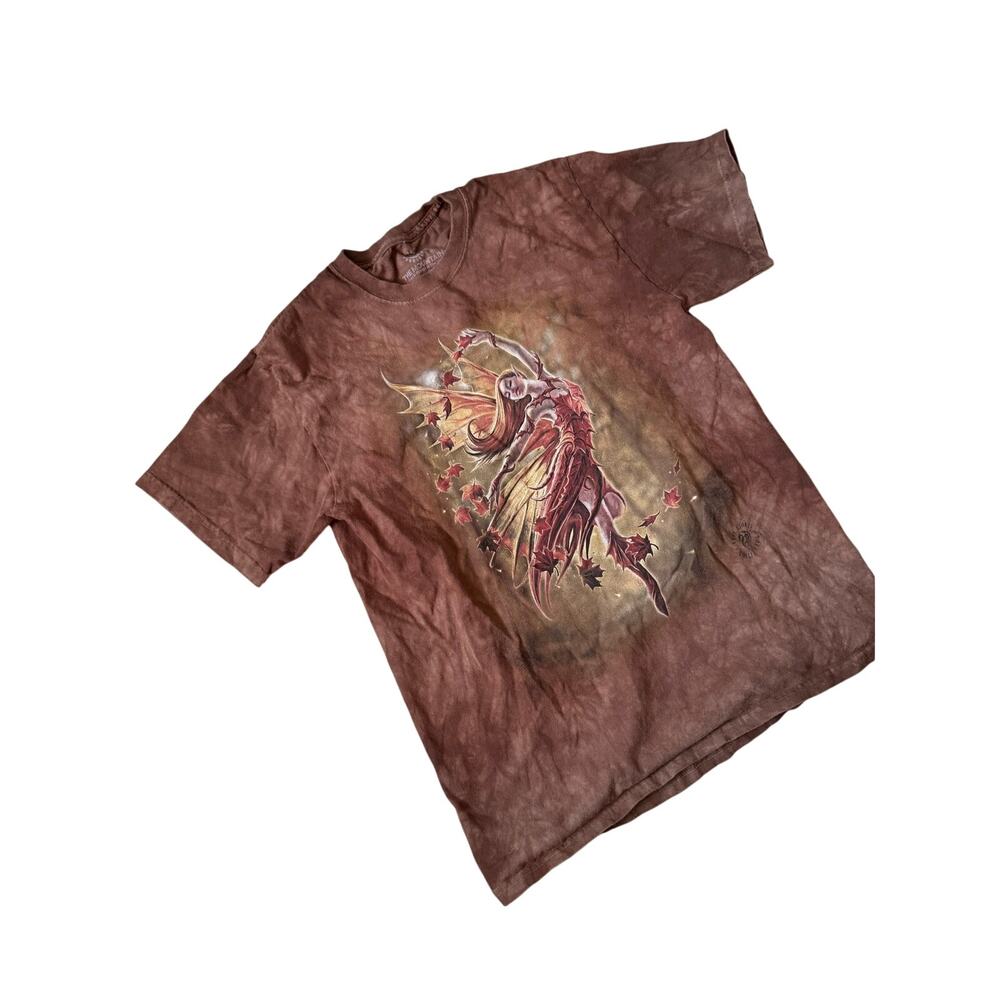 The Mountain Autumn Fairy classic‎ cotton tshirt whimsical fairycore graphic tee